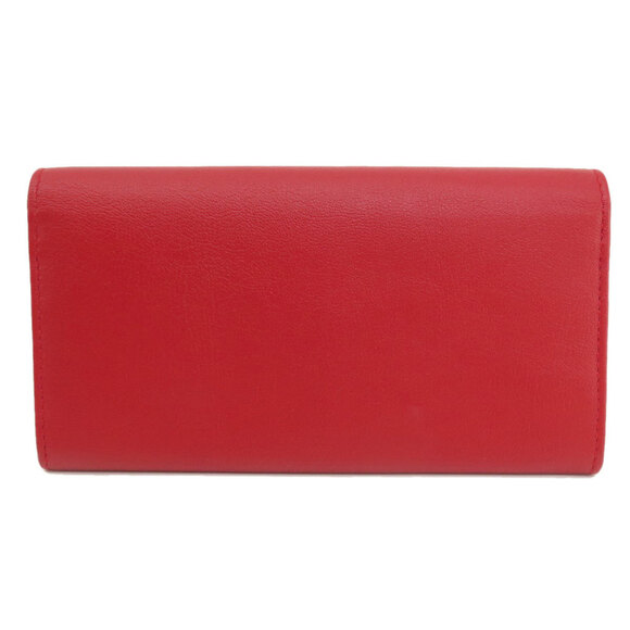YVES SAINT LAURENT Red Leather Wallet - Picture 2 of 11